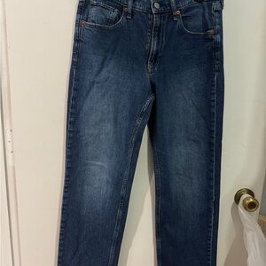 GAP Men's Dark Blue Straight Jeans